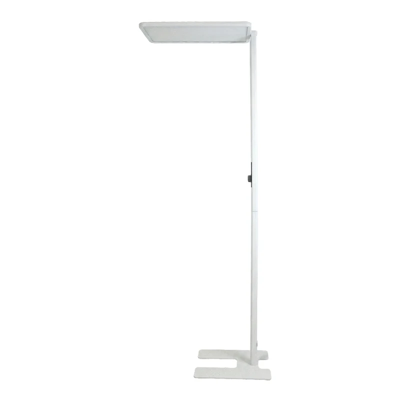 LED Büro-Stehleuchte Up&Down mit Sensor, 150W, 11.000lm, 4000K, UGR 98, dimmbar, weiß