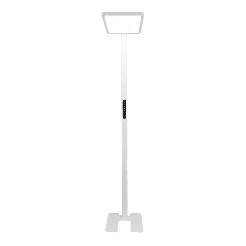 LED Büro-Stehleuchte Up&Down mit Sensor, 150W, 11.000lm, 4000K, UGR 98, dimmbar, weiß