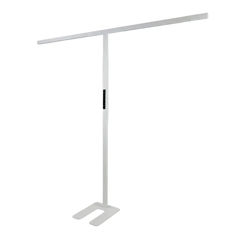 LED-Büro-Stehleuchte, Up/Down, UGR<16, CRI98, dimmbar, 90 W, 1940 x 40 x 2040 mm, 5000 lm, weiß