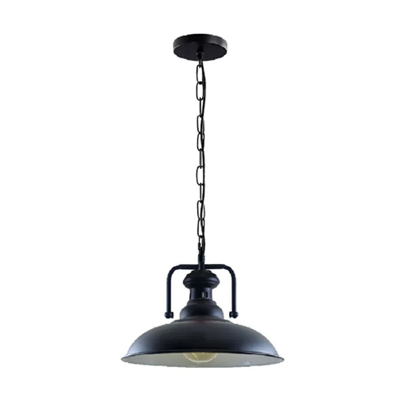 Retro hängelampe schwarz küchenlampe Pendellampe E27 | Ø 32cm ~ 3370