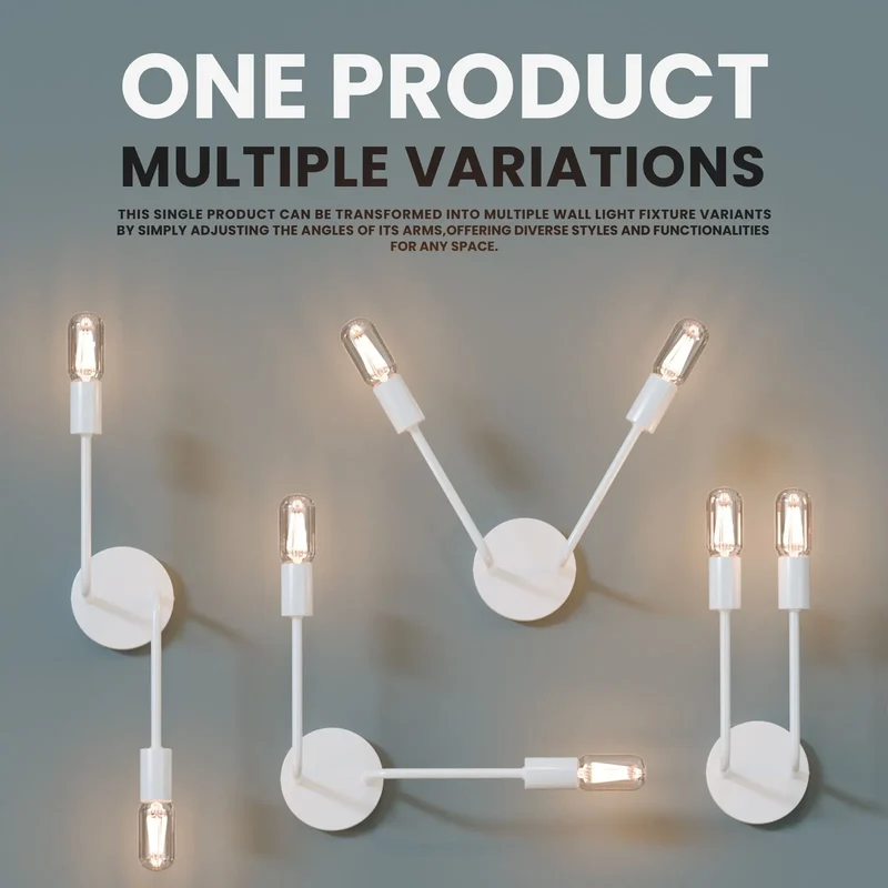 LED Wandlampe Modern Minimalistisch Innen aus Metall ~ 3363