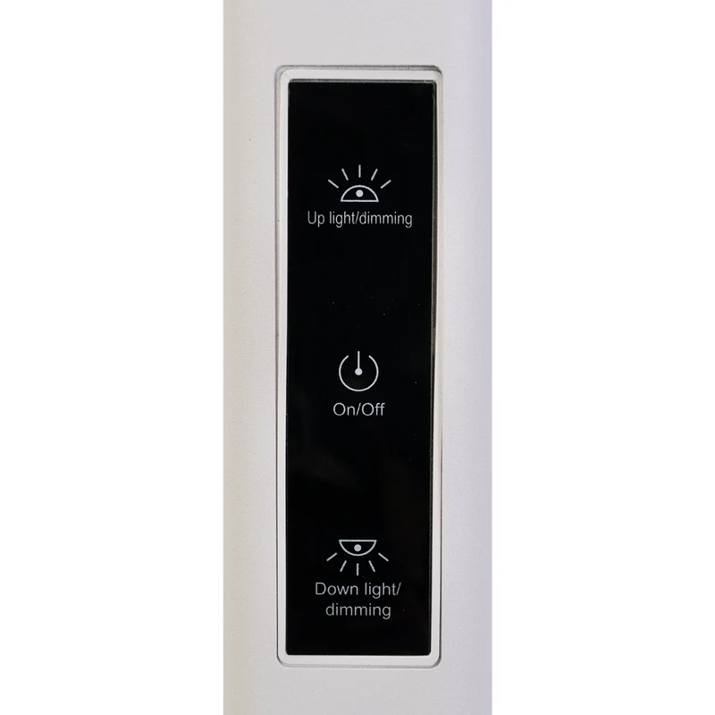 LED-Büro-Stehleuchte, Up/Down, UGR<16, CRI98, dimmbar, 60 W, 1887 x 840 x 370 mm, 3500 lm, weiß