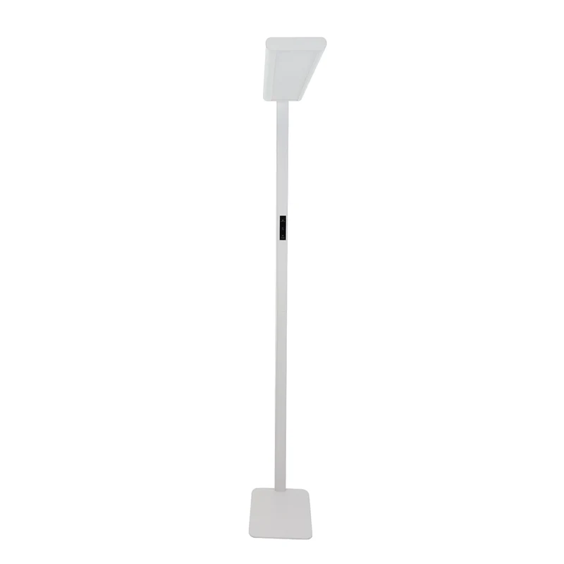 LED-Büro-Stehleuchte, Up/Down, UGR<16, CRI98, dimmbar, 60 W, 1887 x 840 x 370 mm, 3500 lm, weiß