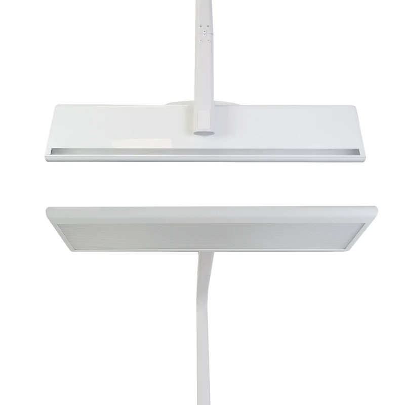 LED-Büro-Stehleuchte, Up/Down, UGR<16, CRI98, dimmbar, 60 W, 1887 x 840 x 370 mm, 3500 lm, weiß