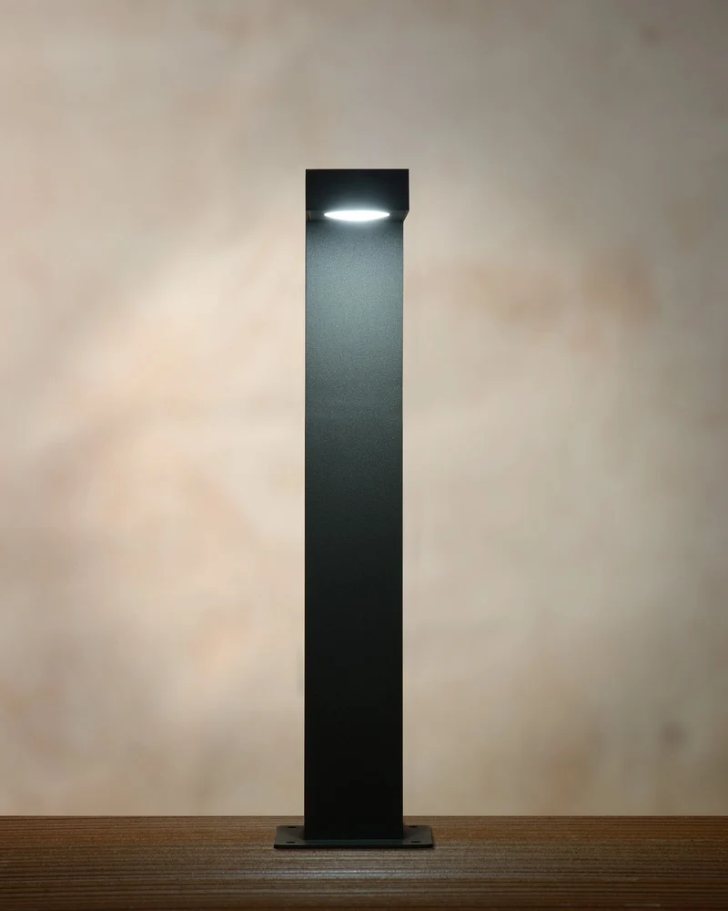 LED-Pollerleuchte Texas IP54 40cm Anthrazit Warmweiß