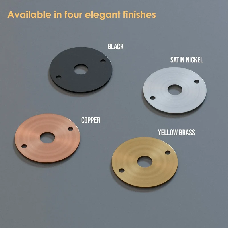 Leerrohrdeckel 14 mm Mittelloch Schalterverschraubung Abdeckungen für Klemmenkästen ~3235