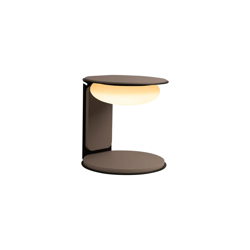 LED-Tischleuchte Alinda dimmbar mit Glasschirm