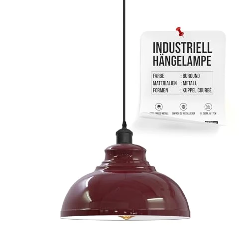Gestufte Pendelleuchte – Industrie Vintage Hängelampe Küche | Ø29cm | E27 ~ 3358