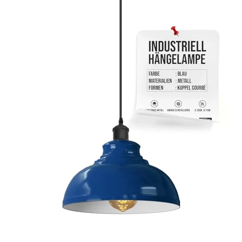 Gestufte Pendelleuchte – Industrie Vintage Hängelampe Küche | Ø29cm | E27 ~ 3358