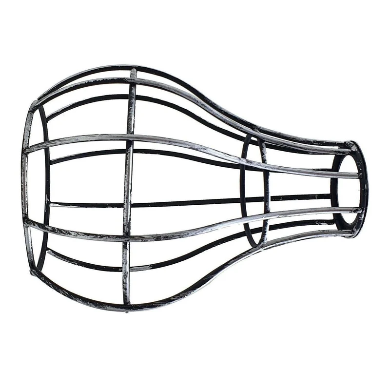 Lampenschirme Vintage DrahtKäfig Schirm Pendelleuchten Retro Deckenlampenschirm~3357