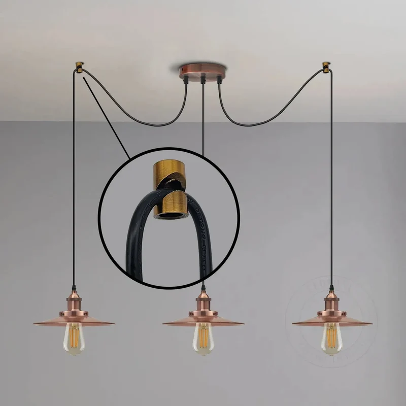 V Haken für Pendelleuchtaen | Spider Light Kabelhaken~3351