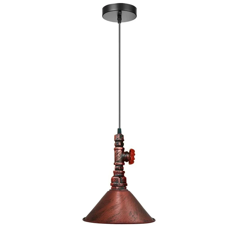 All Seasons Life Wasserrohr Lampe Industrial Pendelleuchte | Metallrohr Deckenlampe ~ 3349