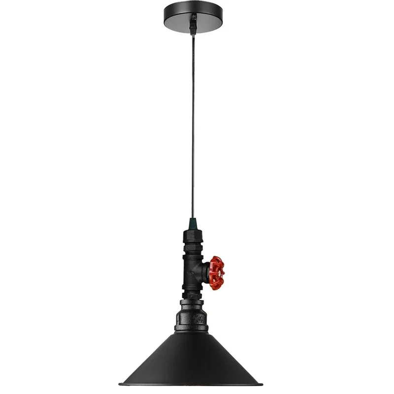 All Seasons Life Wasserrohr Lampe Industrial Pendelleuchte | Metallrohr Deckenlampe ~ 3349
