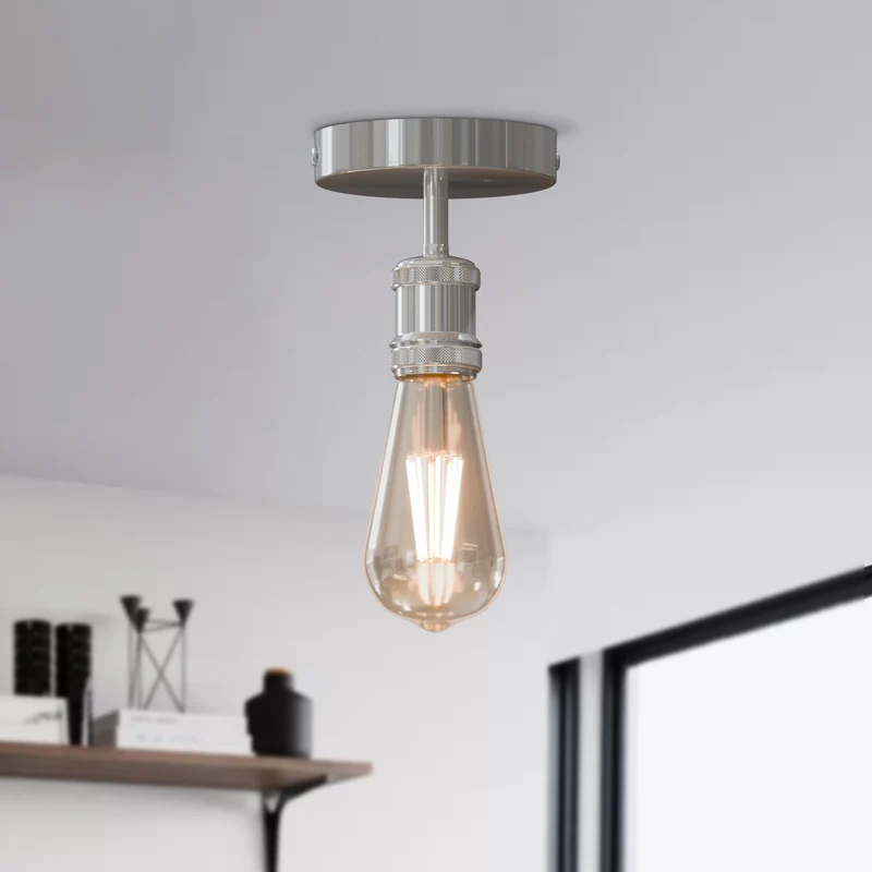 LEDSone Vintage Deckenleuchte | E27 Fassung Deckenlampe zur Direktmontage ~ 3348