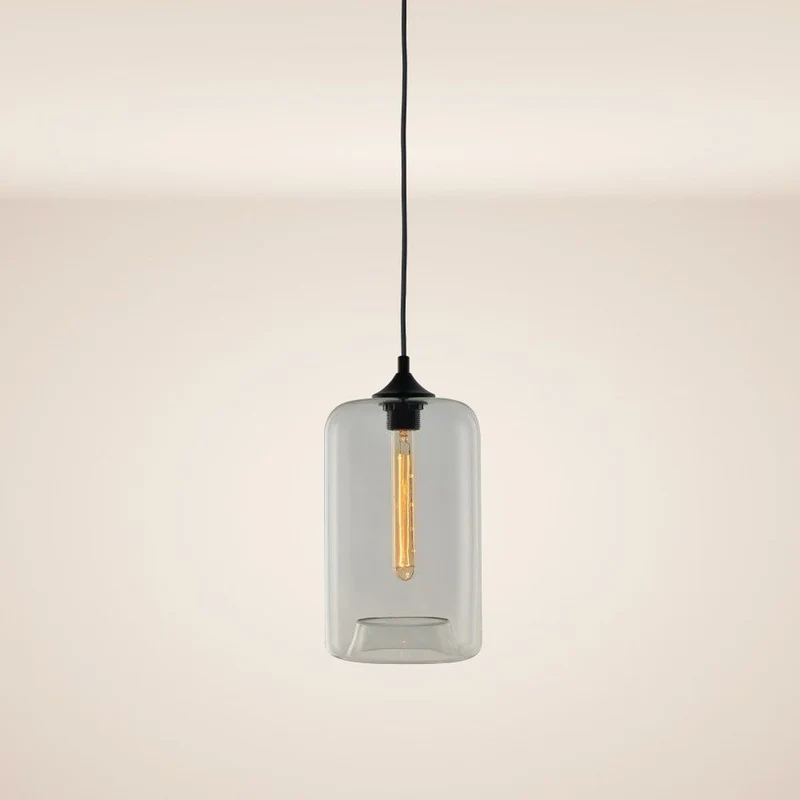 s.luce Cruet Glas-Pendelleuchte Up & Low 150cm