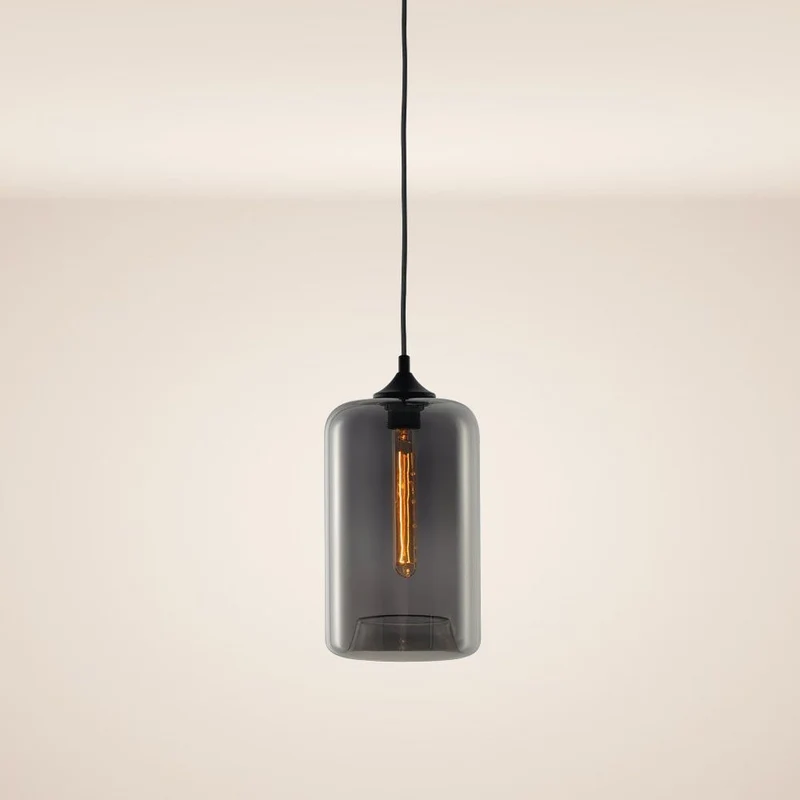 s.luce Cruet Glas-Pendelleuchte Up & Low 150cm
