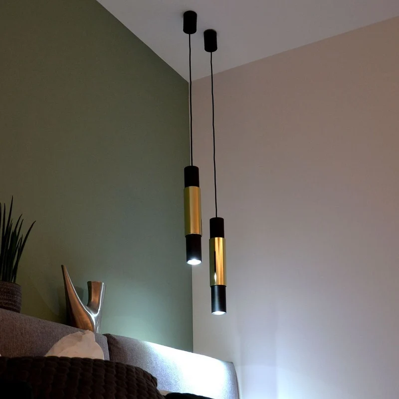 s.luce Hängelampe Crutch inkl. tauschbarem Deko Zylinder