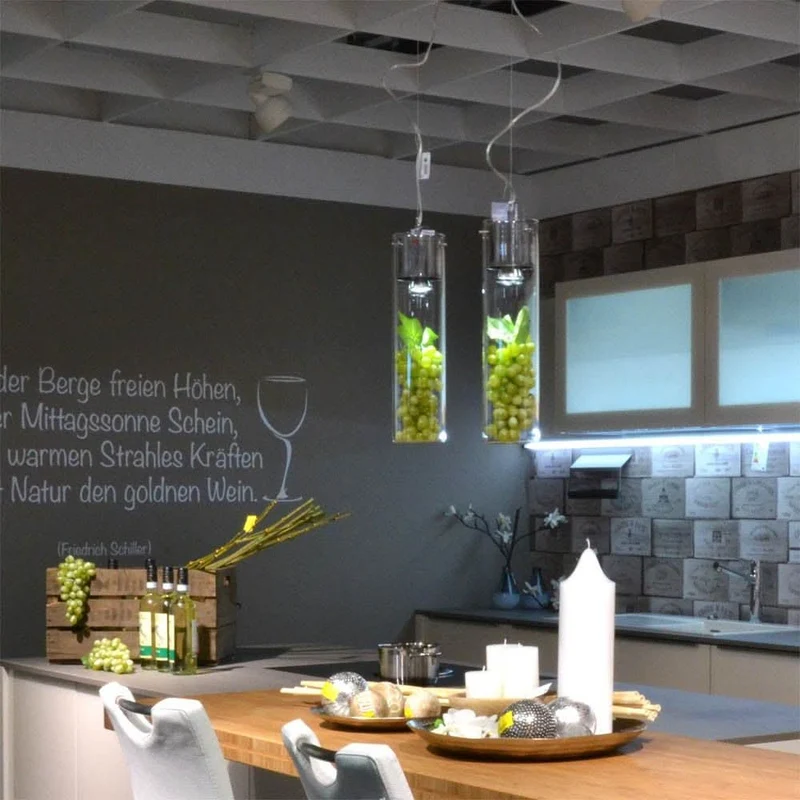 s.luce MyLight Hängeleuchte mit Schauzylinder 40cm