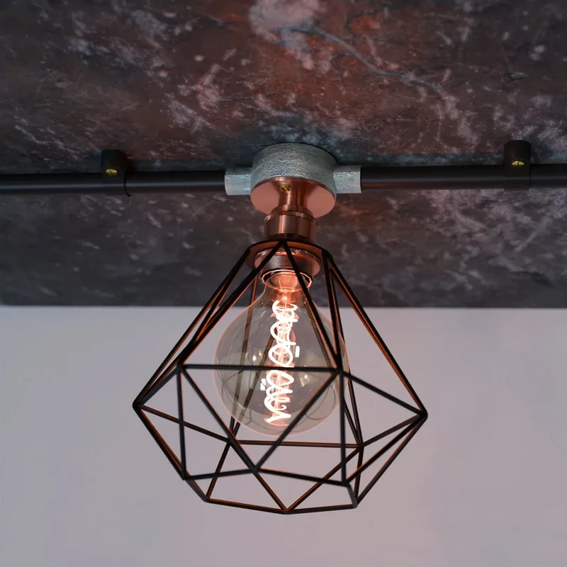 Leuchtkasten Armatur Verzinkter Stahl Klemmenkasten für Lampe ~3226