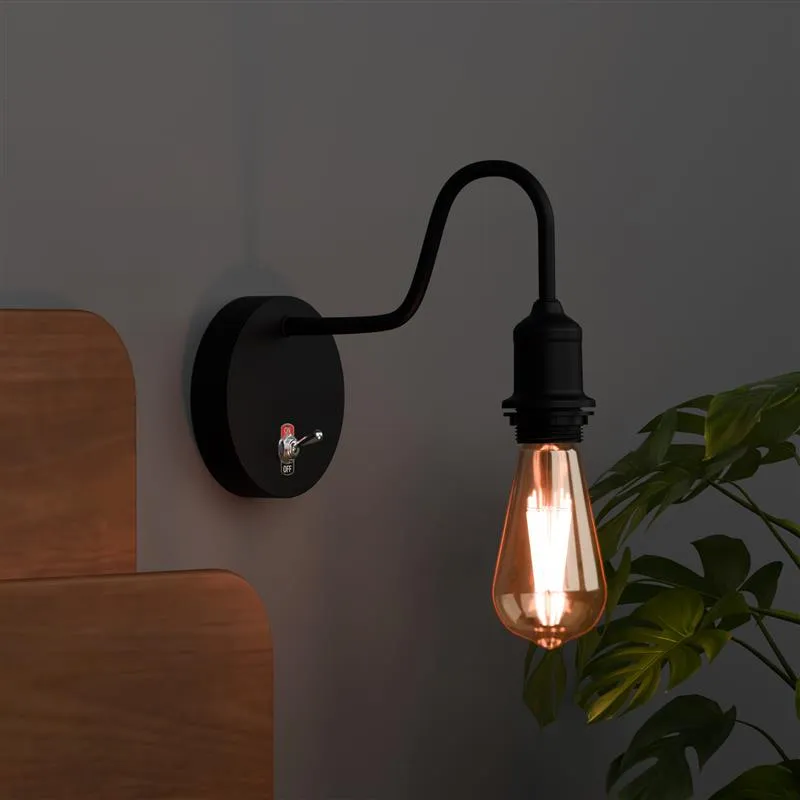 E27 Innen Wandlampe Mit Schalter ~3319