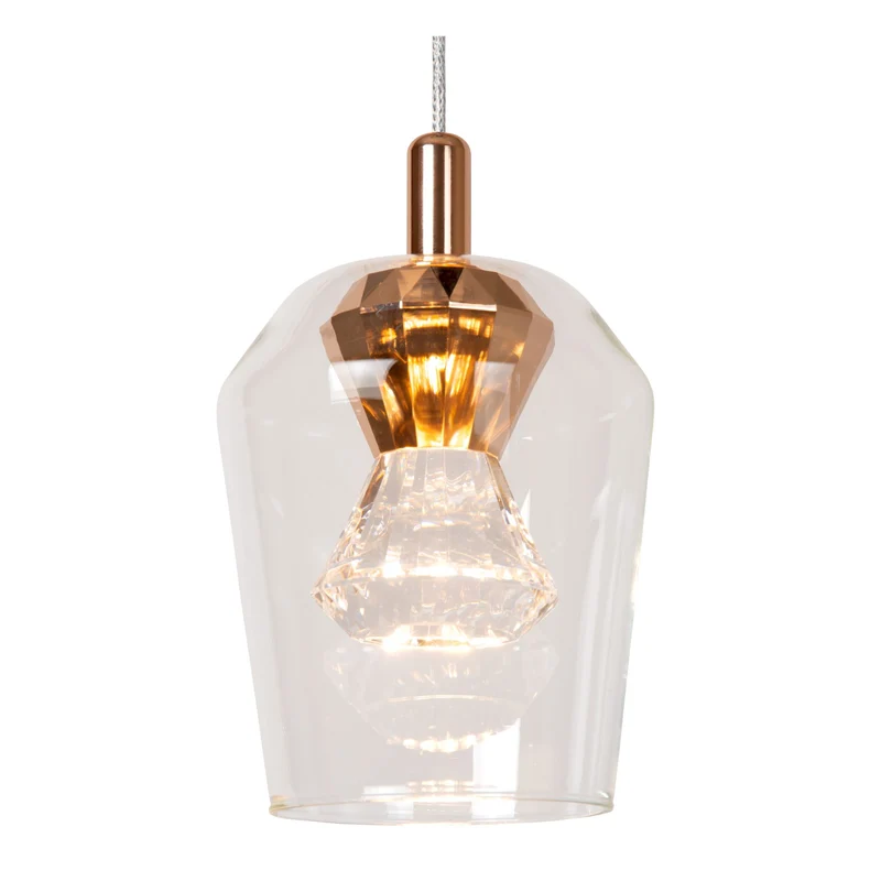 LED-Pendelleuchte Berliane 5-flammig dimmbar 93cm