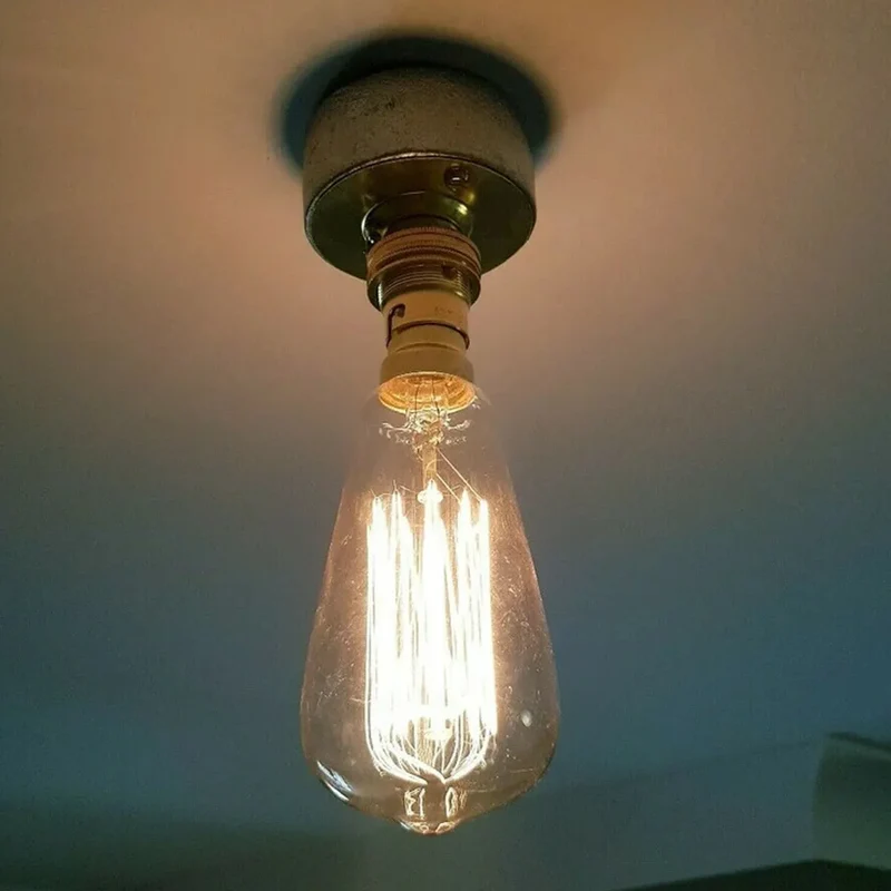 Vintage-Stil Deckenleuchte Bar B22 Conduits Licht ~3212