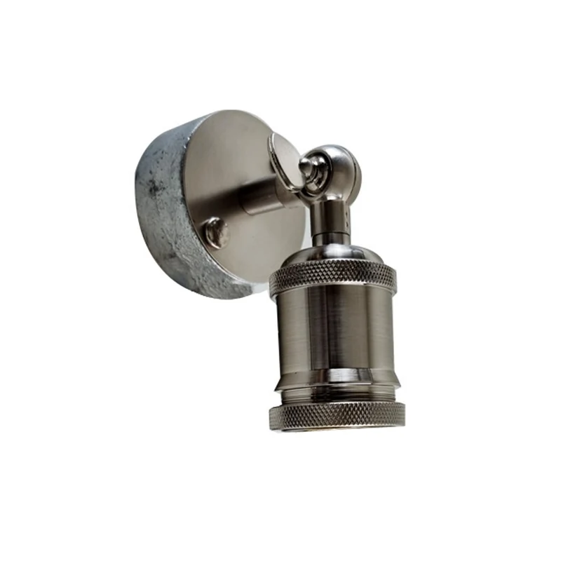 Deckenleuchte aus verzinktem Rohr Fassung Metall Lampe Leuchte ~3214