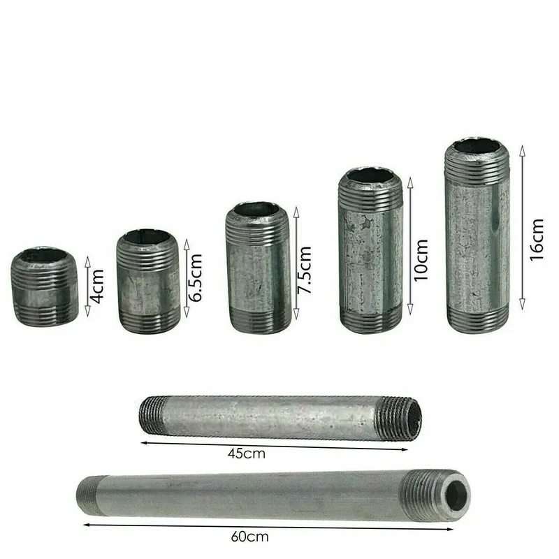 ¾-Zoll verzinktes Eisenrohr DIY Lampenverbinder ~3208