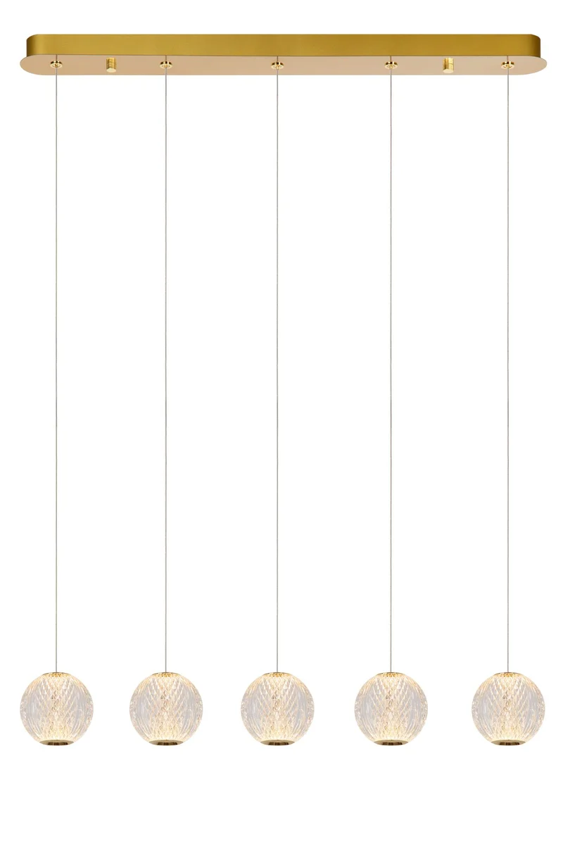 LED-Hängelampe Cintra 5-flammig dimmbar rechteckig