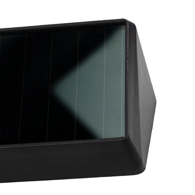 Solar LED Wandleuchte Außen, 2-flammig, 3 Lichtfarben einstellbar (CCT), IP54, mit Akku, Gartenleuchte