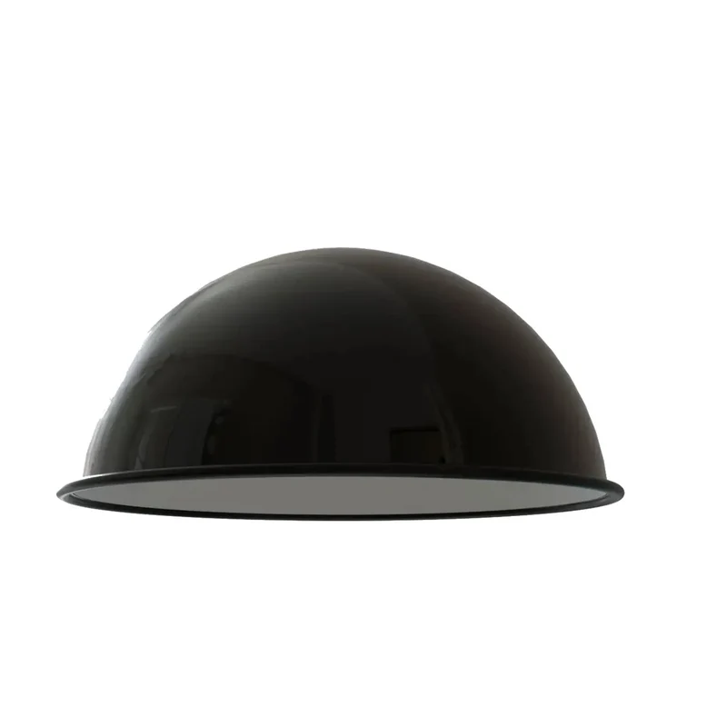 Moderner Industrie Lampenschirm 40 cm Schwarz-Weiß ~3272