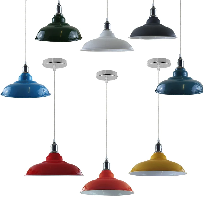 All Seasons Life Pendelleuchten-Set Retro Metall E27 Ø32cm ~3280