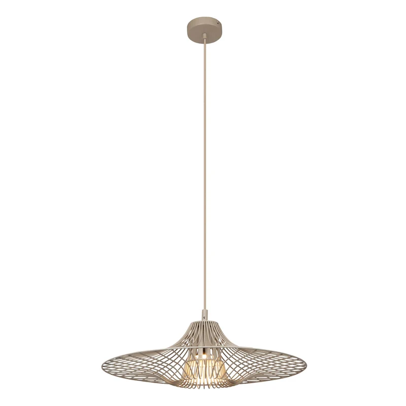 Pendelleuchte Ellis 1-flammig 50cm Taupe