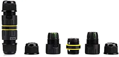Kabelstecker wasserdicht Outdoor 3-polig IP68 Hülse 450V ~3201