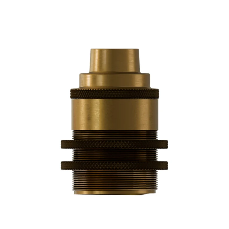 E27 Metall-Lampenfassung mit 20mm Gewinde Rohrleuchten ~3198