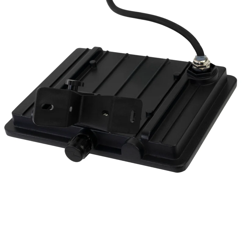 LED-Fluter, BeamPlug, 50 W, 4000 K (neutralweiß), 6000 lm, schwarz, verstellbare Leuchtrichtung, Plug-In Sensor Vorrichtung, IP65 Kabelverbinder, Wand- & Eckmontage