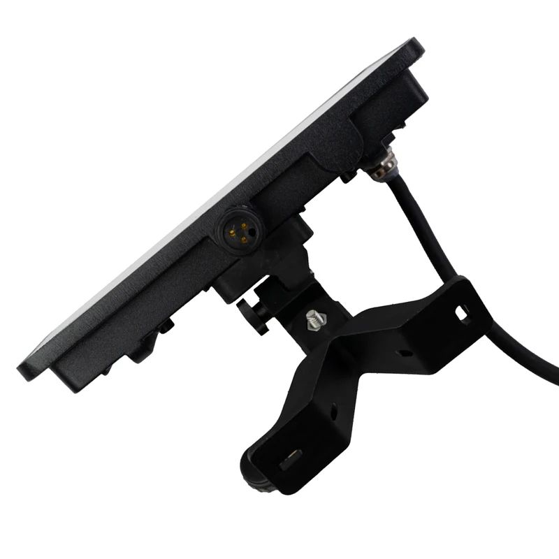 LED-Fluter, BeamPlug, 50 W, 4000 K (neutralweiß), 6000 lm, schwarz, verstellbare Leuchtrichtung, Plug-In Sensor Vorrichtung, IP65 Kabelverbinder, Wand- & Eckmontage