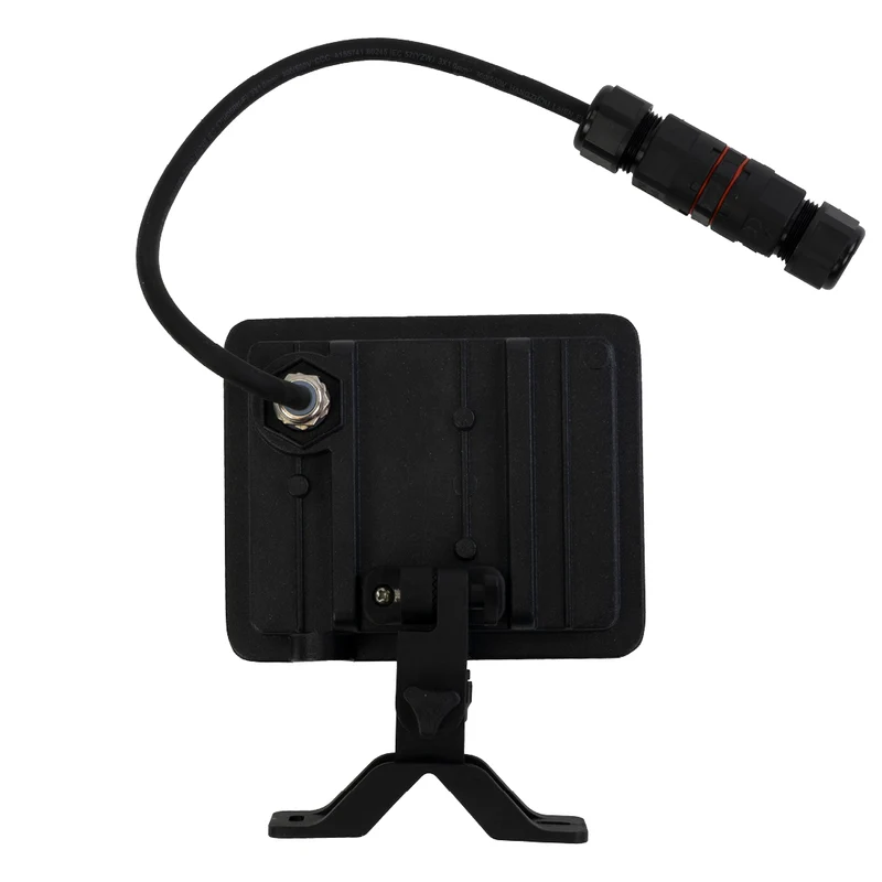 LED-Fluter, BeamPlug, 10 W, 4000 K (neutralweiß), 1200 lm, schwarz, verstellbare Leuchtrichtung, Plug-In Sensor Vorrichtung, IP65 Kabelverbinder, Wand- & Eckmontage