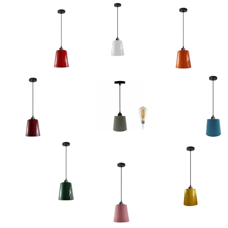 All Seasons Life Skandinavische Metall-Pendelleuchte Bunt ~3174