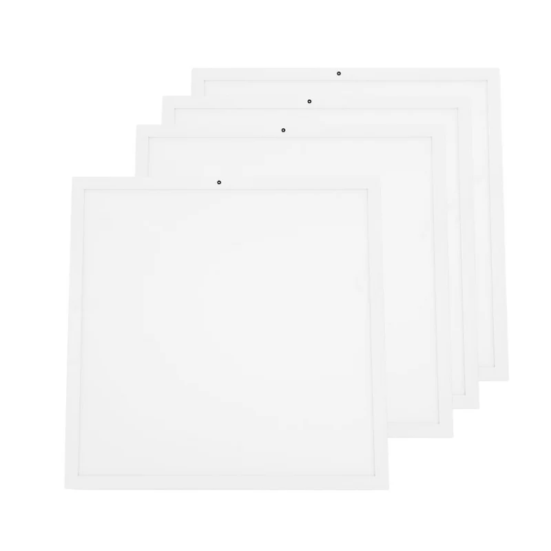 4er-Pack LED Panel mit Dämmerungs-Sensor, 62x62, 30 W, 3.600 lm, 4000 K (neutralweiß)