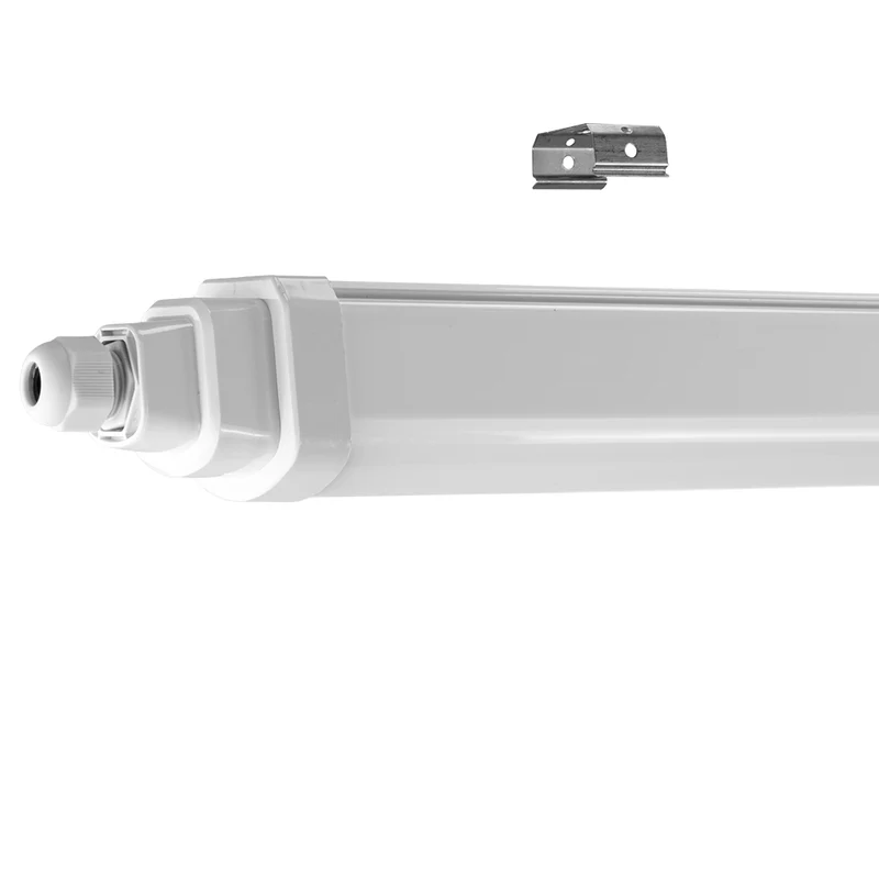 LED Feuchtraumleuchte, 150 cm, 48 W, 5760 lm, 4000 K (neutralweiß), IP65, IK06, durchschleifbar, mit Quick Connector
