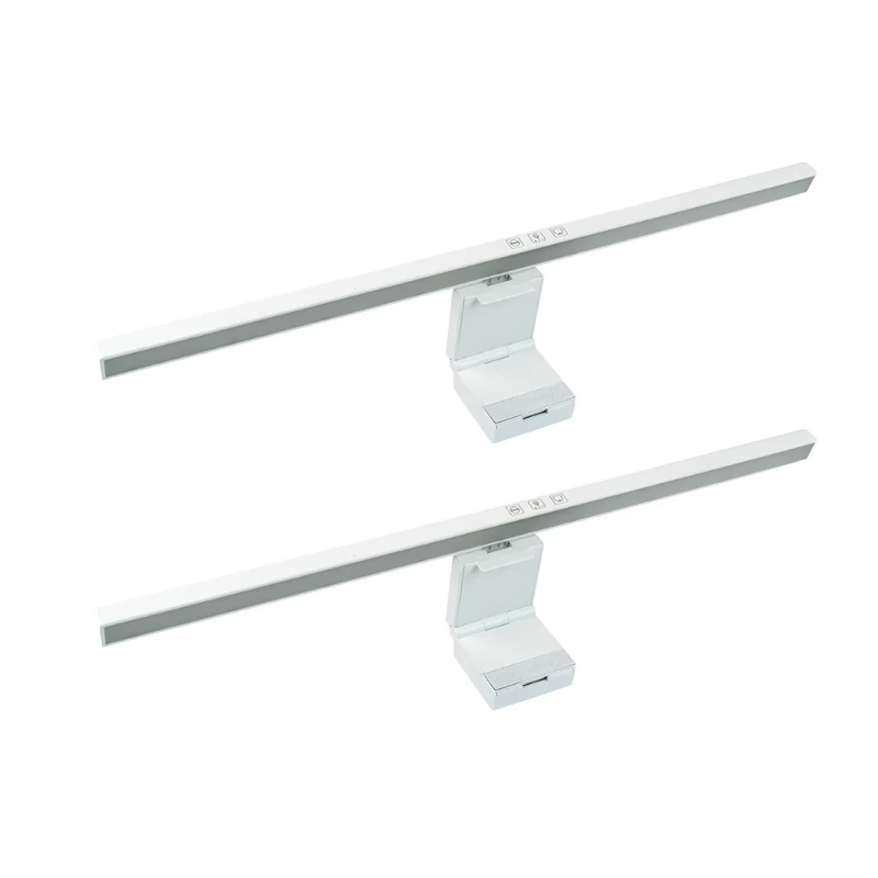 Monitor Lampe in Weiß, Touch Control, 50 cm, 5 W Leistung, Lichtfarbe und Helligkeit einstellbar, Bildschirmlampe
