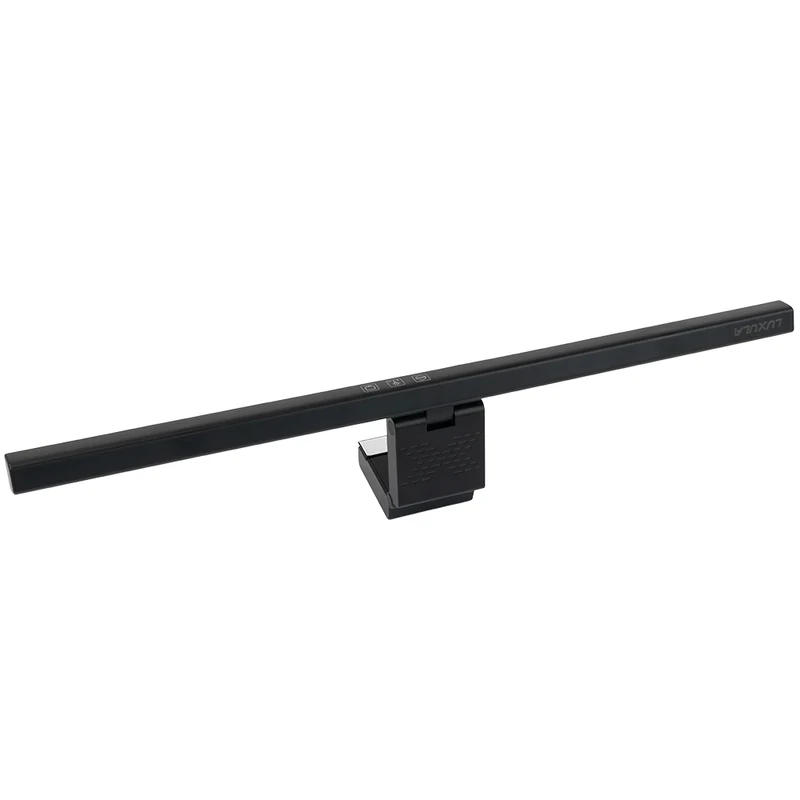 Monitor Lampe in Schwarz, Touch Control, 50 cm, 5 W Leistung, Lichtfarbe und Helligkeit einstellbar, Bildschirmlampe