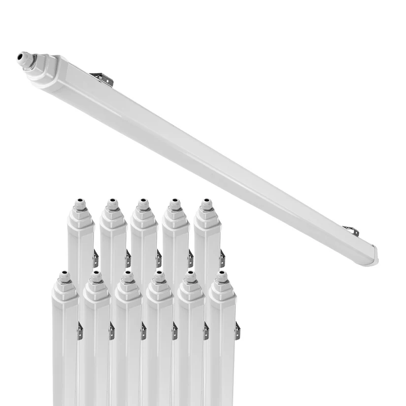 LED Feuchtraumleuchte, 60 cm, 18 W, 2160 lm, 4000 K (neutralweiß), IP65, IK06, durchschleifbar, mit Quick Connector