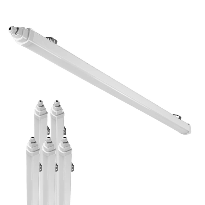 LED Feuchtraumleuchte, 60 cm, 18 W, 2160 lm, 4000 K (neutralweiß), IP65, IK06, durchschleifbar, mit Quick Connector