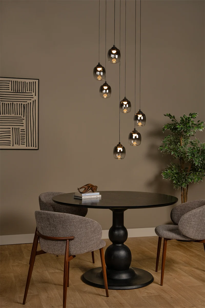 LED-Pendelleuchte Tamino 7-flammig dimmbar Warmweiß 52cm