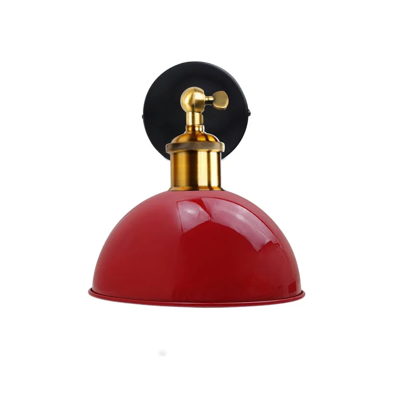 Vielseitige Rot Wandleuchte Ø 21 cm innen Wandlampe~2088
