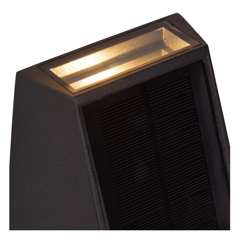 LED-Außenwandleuchte Luton IP54 mit Bewegungsmelder Schwarz