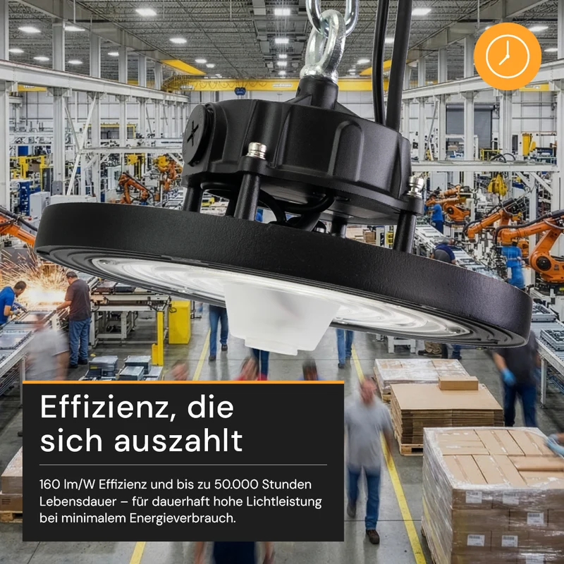 LED HighBay UFO, 100 W, 16000 lm, 4000 K (neutralweiß)