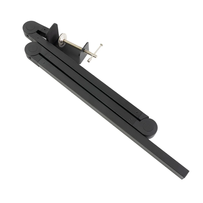 LED-Schreibtischlampe mit Clip, in Schwarz, dimmbar, 5 Farbtemperaturstufen, 10 W, 450 lm, klemm- und verstellbare Monitorlampe